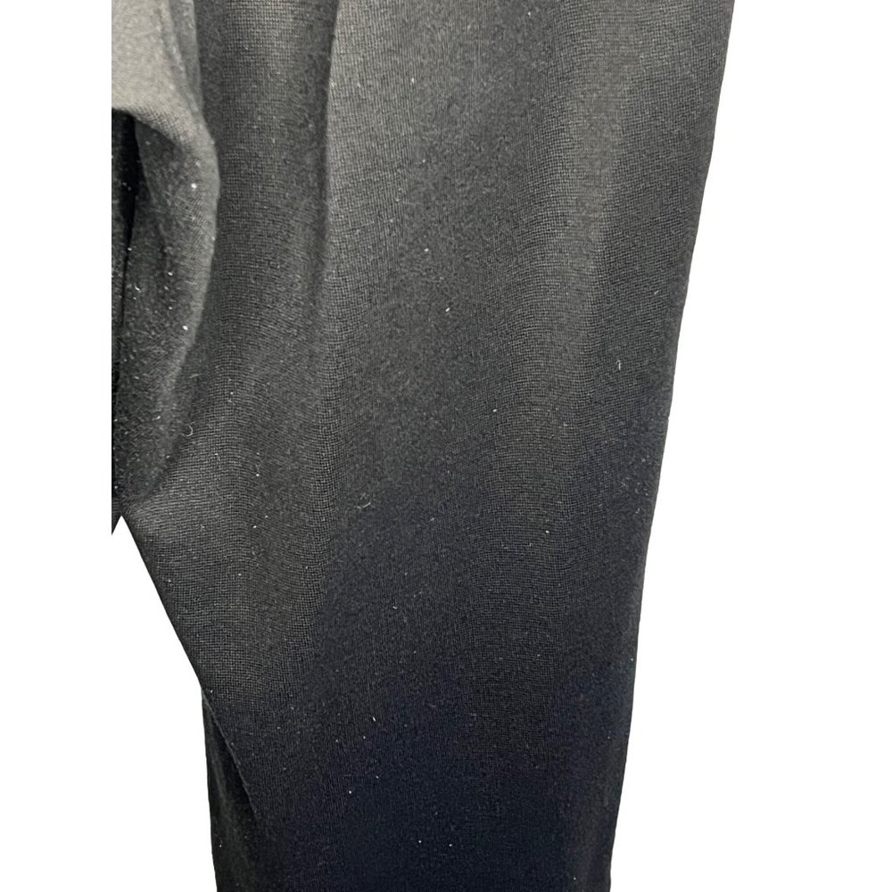 ALFRED DUNNER PETITE Women's Black Pants Size 16P Elastic Waist 2 Side Pockets S - Picture 8 of 12